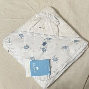 Babycottons turtle theme baby bath towel